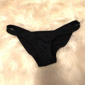 Pakaloha Black Ruched Bottoms